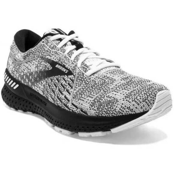 Brooks Women's Adrenaline Gts 21 White/Grey/Black Running Shoes Size 11 Medium - Picture 1 of 14